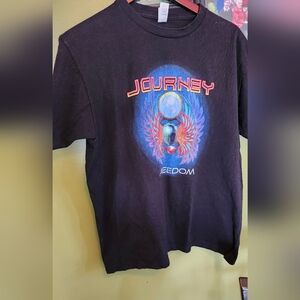 Journey Freedom Tour 2022 Crew Black Shirt‎ Band Tee Tultex Large